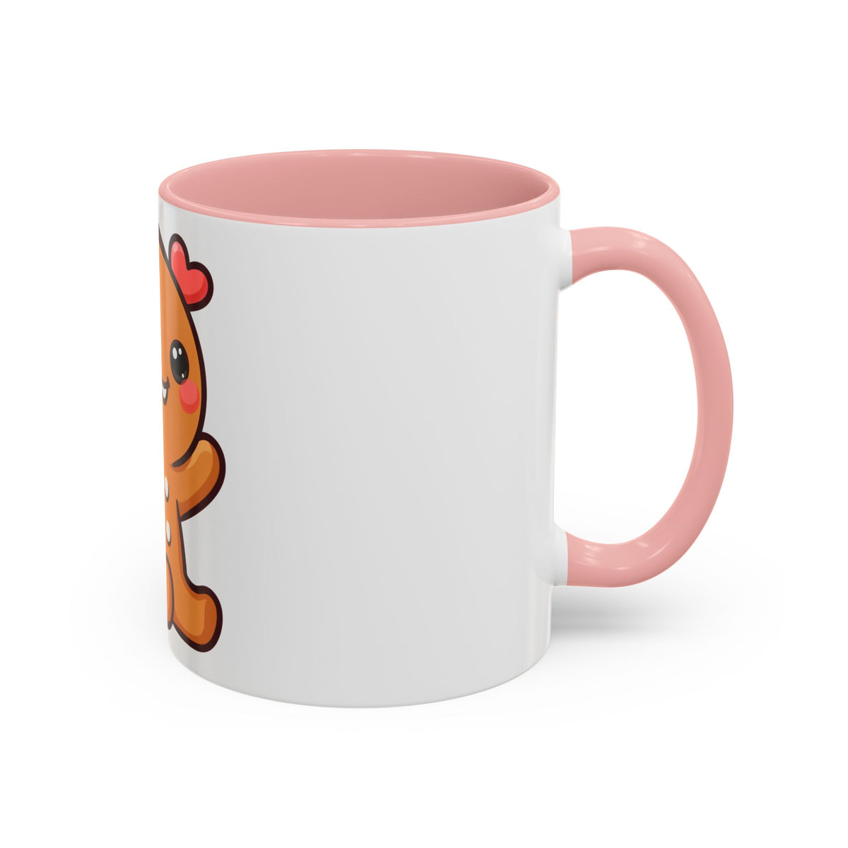 Kawaii Gingerbread Mug for Cozy Winter Coffee Breaks