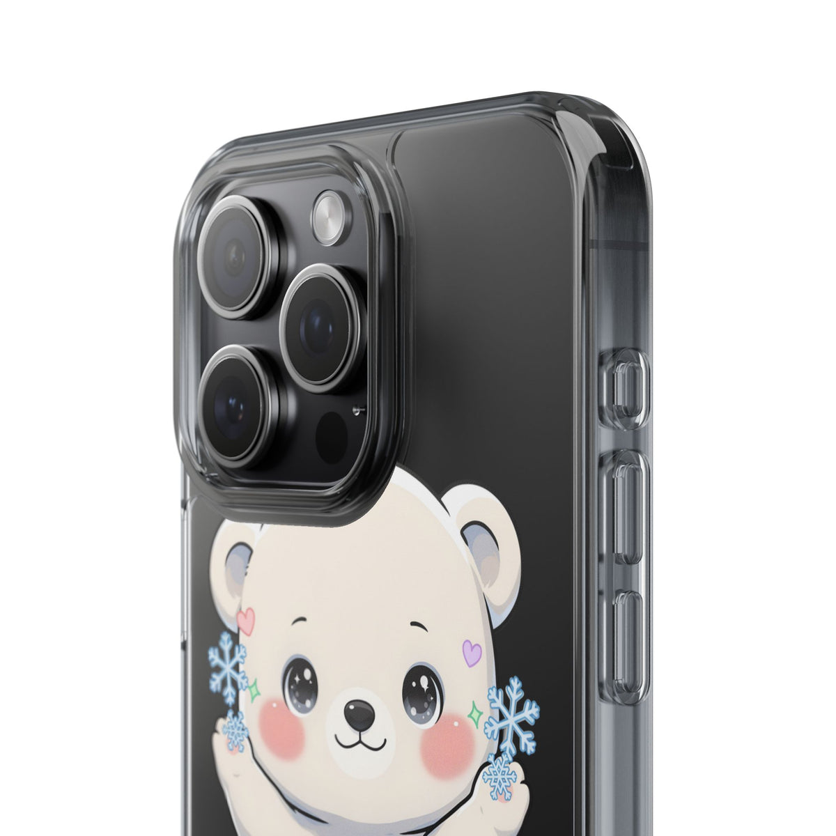 Kawaii Polar Bear Phone Case for a Cozy Winter Gift