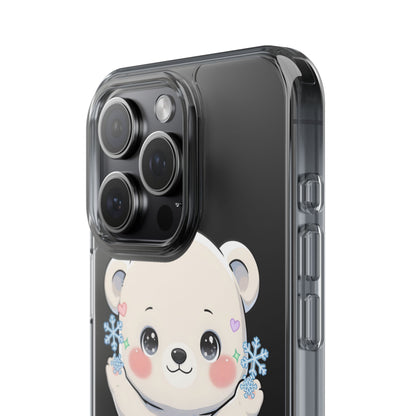 Kawaii Polar Bear Phone Case for a Cozy Winter Gift
