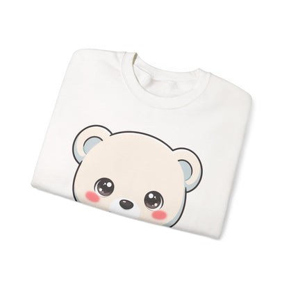 Kawaii Polar Bear Christmas Sweatshirt for Cozy Holiday Moments