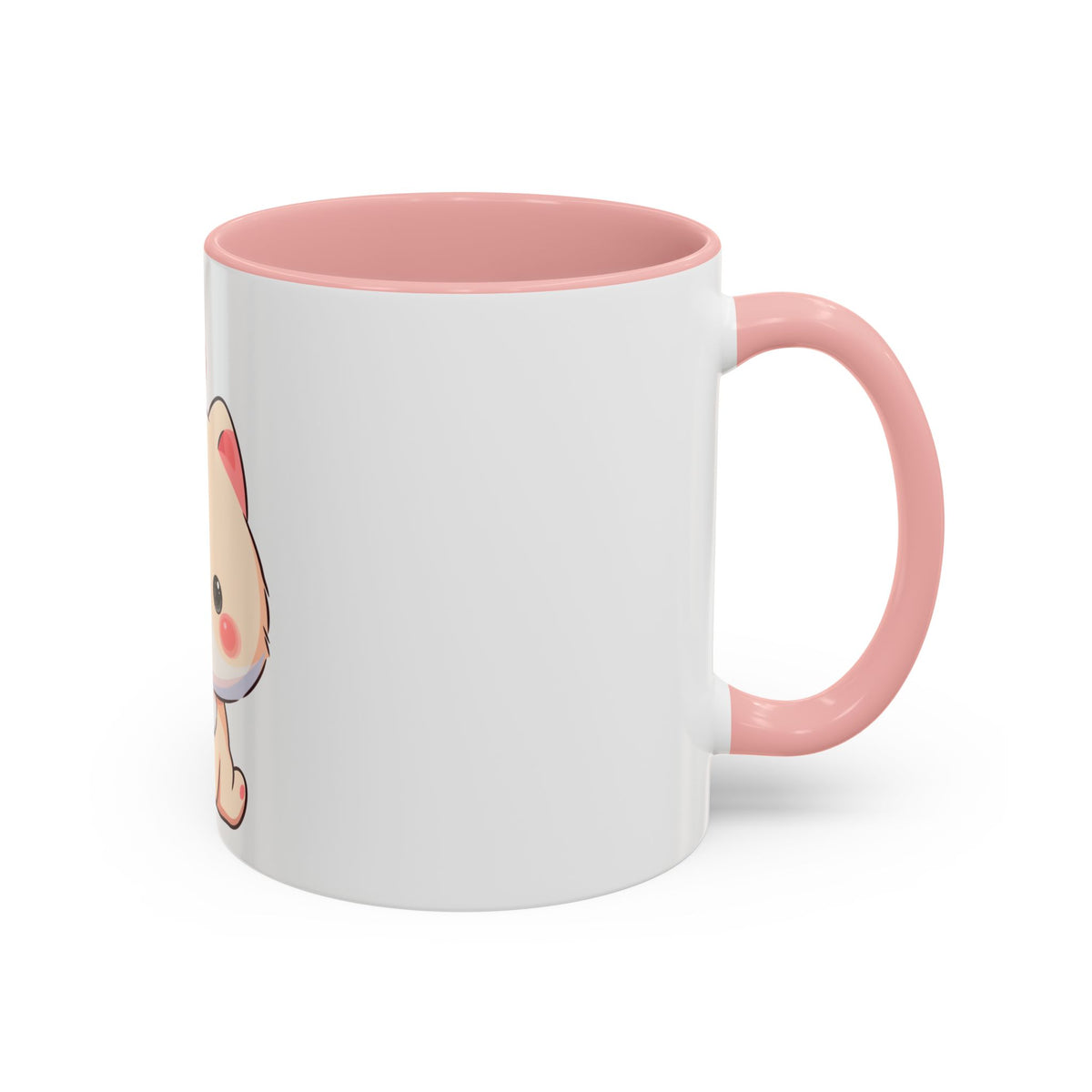 Kawaii Arctic Fox Christmas Mug – Cute Holiday Accent Mug