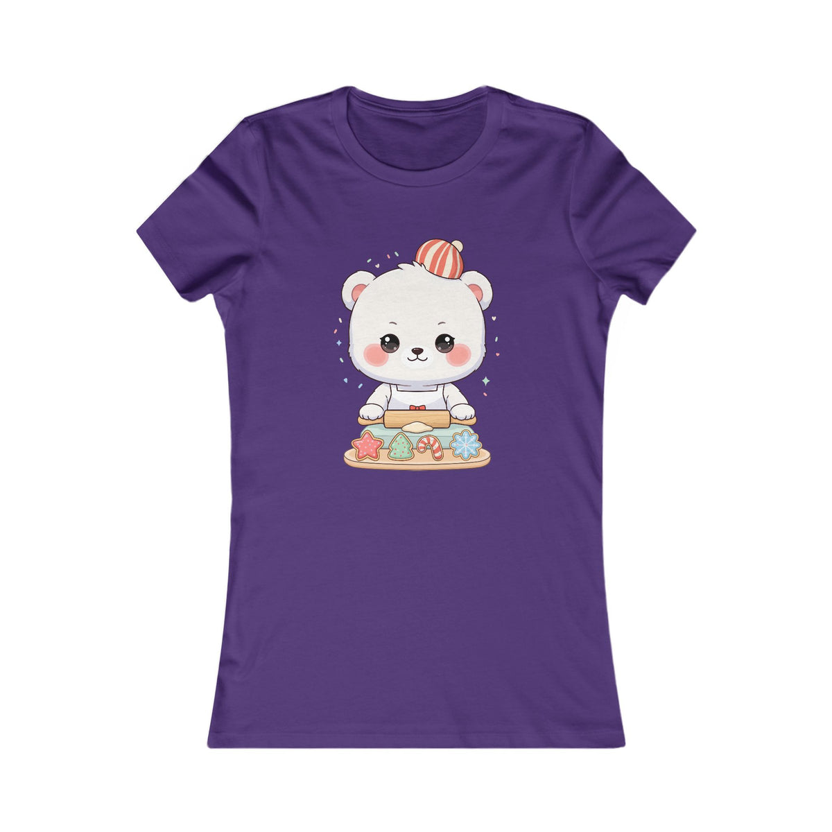 Christmas Polar Bear Tee for Kawaii Holiday Fans