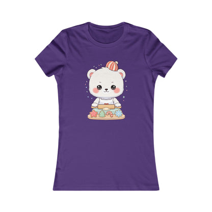 Christmas Polar Bear Tee for Kawaii Holiday Fans