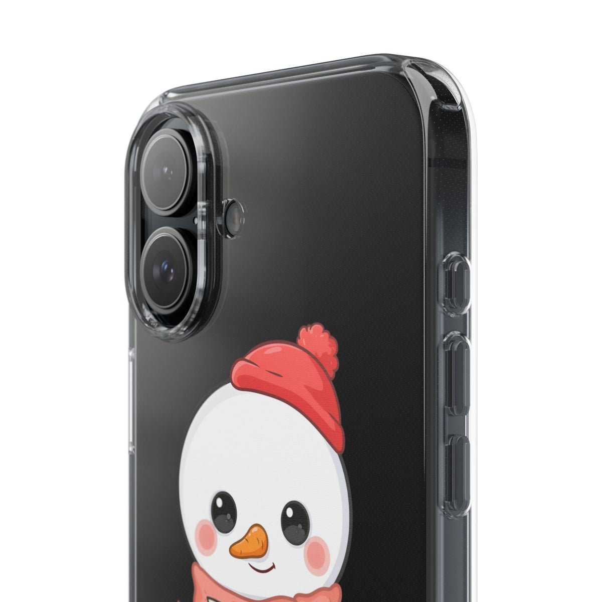 Kawaii Snowman Phone Case Reading to Santa