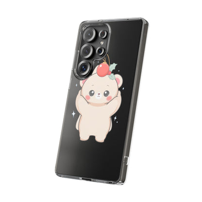 Kawaii Christmas Bear Phone Case for Cozy Holiday Days
