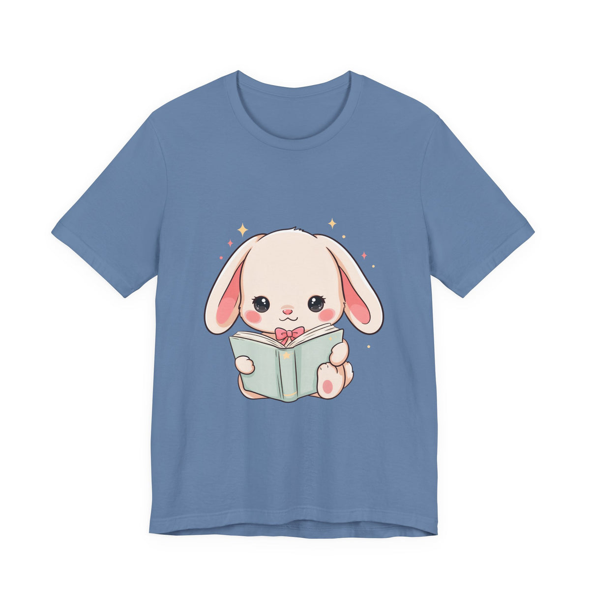 Book Lover Bunny T-Shirt – Cute Kawaii Reader Tee