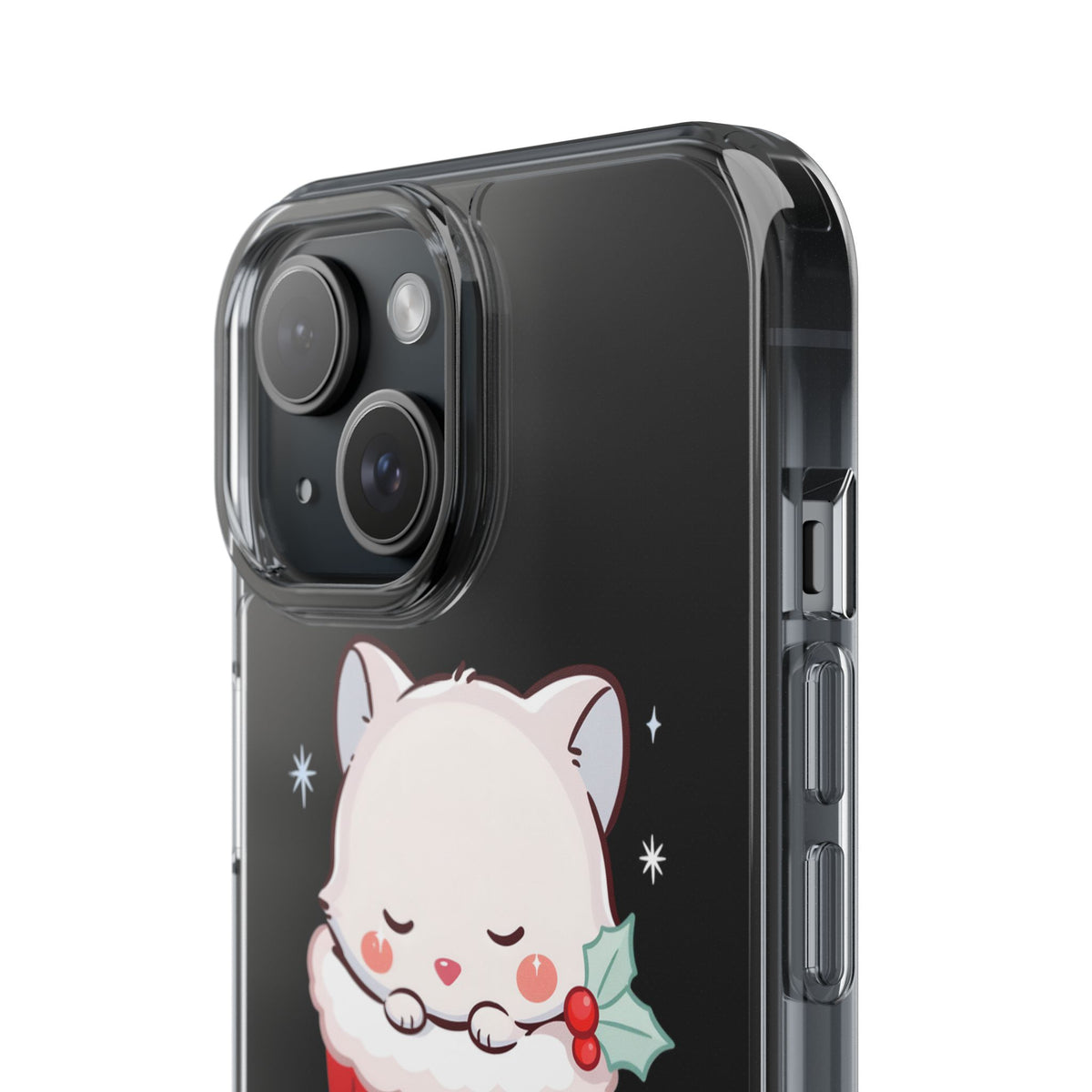 Christmas Fox Phone Case, Cute Holiday Stocking Gift