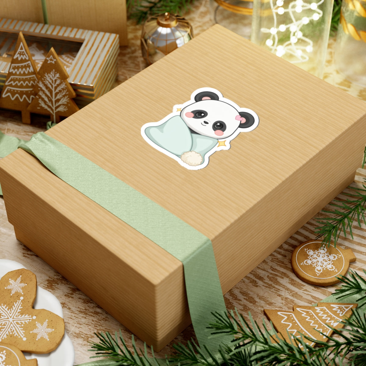 Kawaii Panda Sticker for Cozy Cute Decor