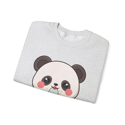 Kawaii Panda Sweatshirt – Cute Ice Cream Crewneck