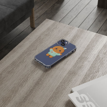 Kawaii Gingerbread Phone Case, Cute Christmas Sweater Cookie