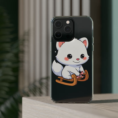 Kawaii Arctic Fox Phone Case for Cute Animal Lovers