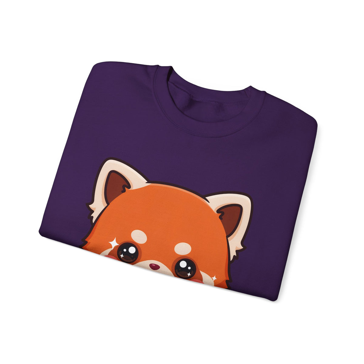 Red Panda Sushi Sweatshirt, Cute Kawaii Crewneck