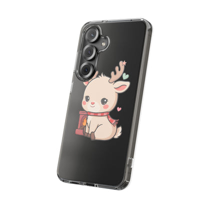Kawaii Reindeer Phone Case for Cozy Holiday Cheer