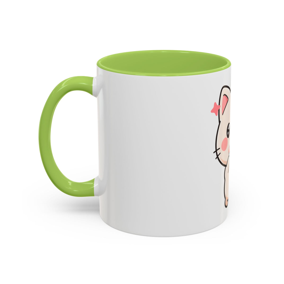 Kawaii Cat Sushi Mug, Cute Accent Coffee Mug