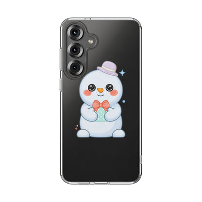 Kawaii Snowman Phone Case for Cheerful Winter Days