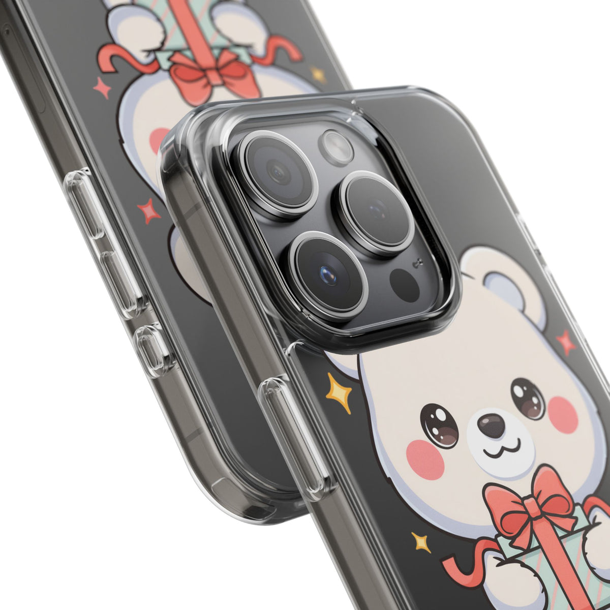 Kawaii Polar Bear Gift Phone Case for Holiday Gifting