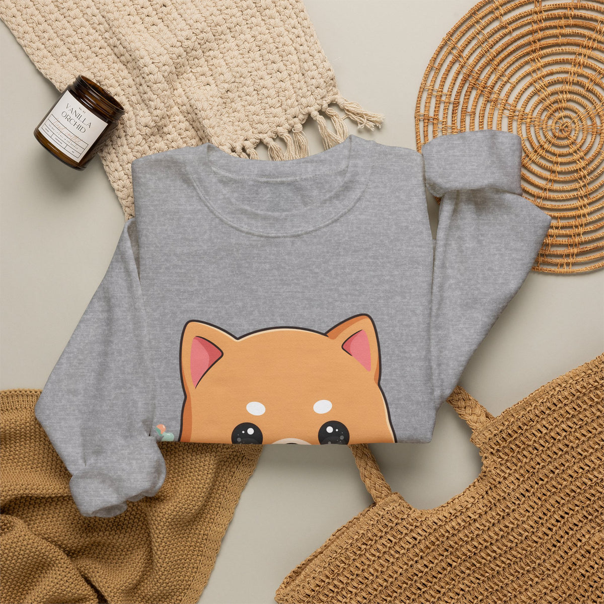 Kawaii Shiba Inu Sweatshirt for Cute Dog Lovers