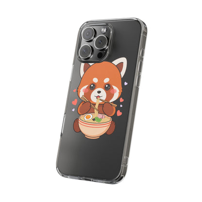Red Panda Ramen Phone Case – Kawaii Food Lover Gift