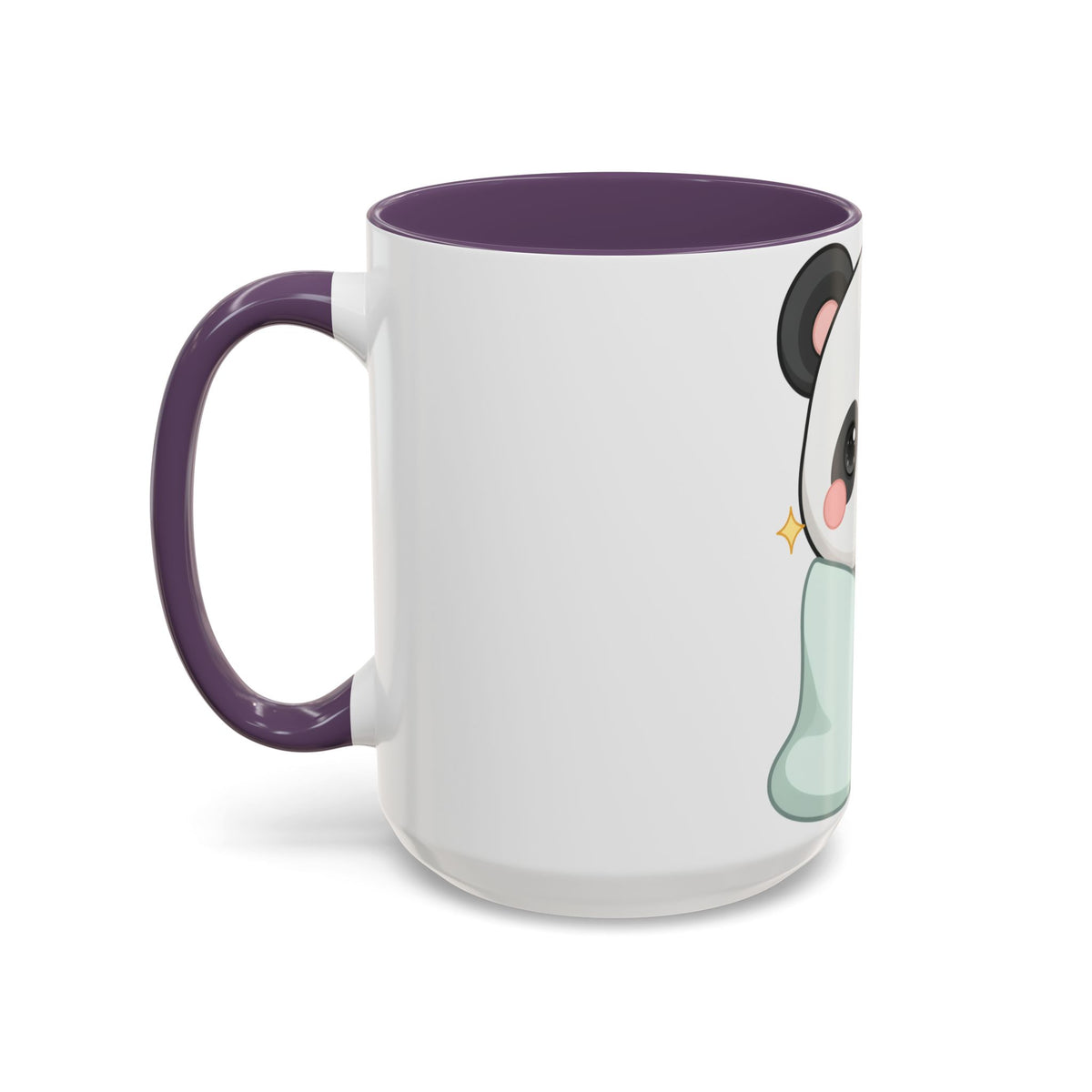 Kawaii Panda Accent Coffee Mug for Cozy Moments