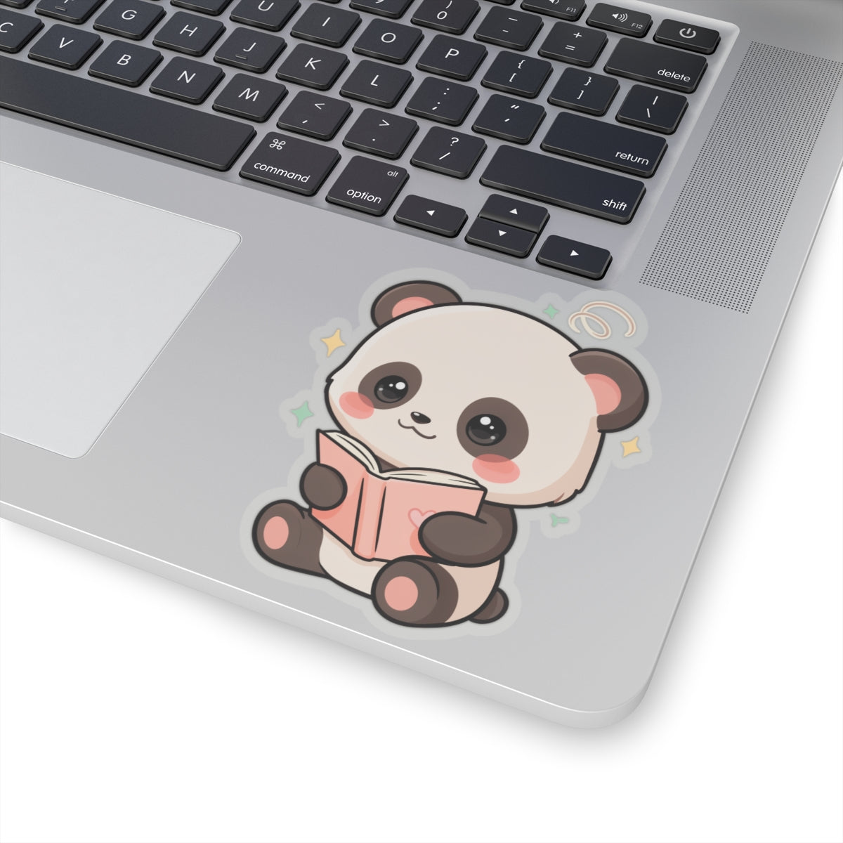 Reading Panda Sticker – Cute Kawaii Book Lover Decal