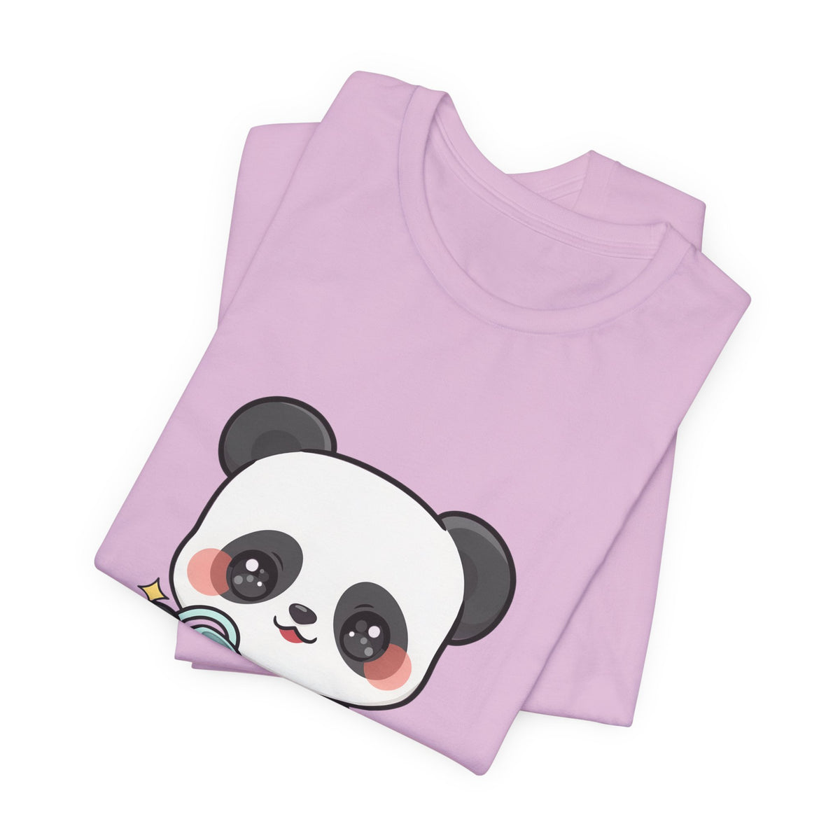 Kawaii Panda T-Shirt, Cute Plant Lover Gift