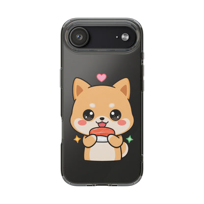 Kawaii Shiba Inu Phone Case for Sushi Lovers