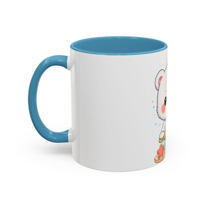 Christmas Cookie Polar Bear Accent Coffee Mug