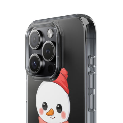 Kawaii Snowman Phone Case Reading to Santa