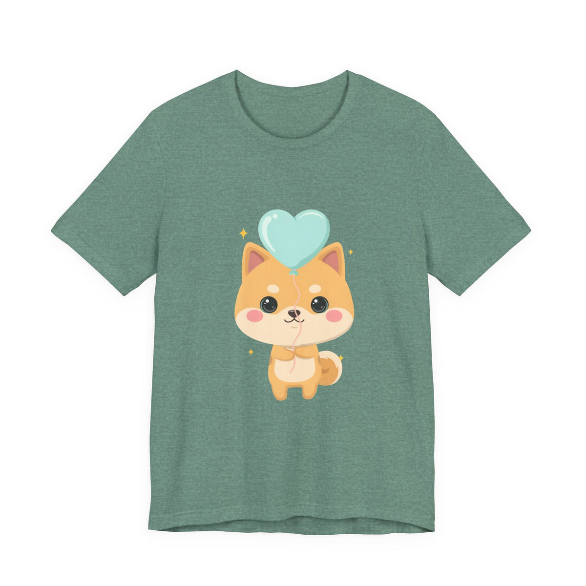 Kawaii Shiba Inu T-Shirt, Cute Balloon Dog Gift