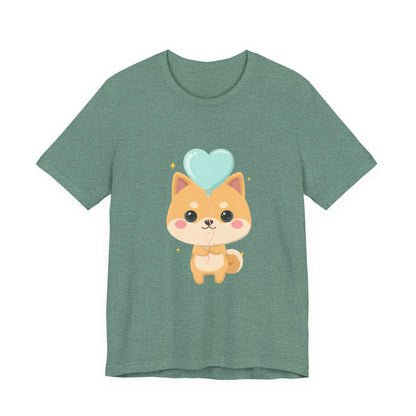 Kawaii Shiba Inu T-Shirt, Cute Balloon Dog Gift