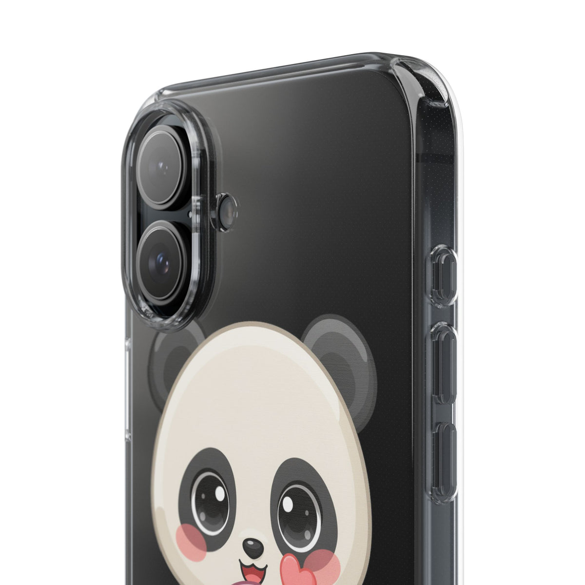 Kawaii Panda Phone Case with Donut