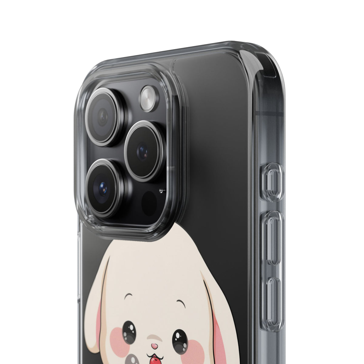 Kawaii Bunny Phone Case, Ice Cream Cutie Clear Case