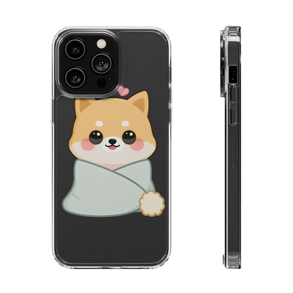 Kawaii Shiba Inu Phone Case, Cozy Valentine Gift