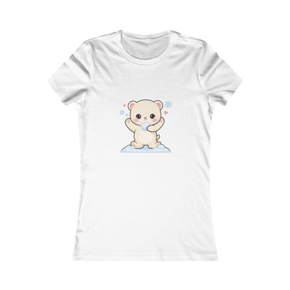 Kawaii Polar Bear T-Shirt for Playful Winter Outfits