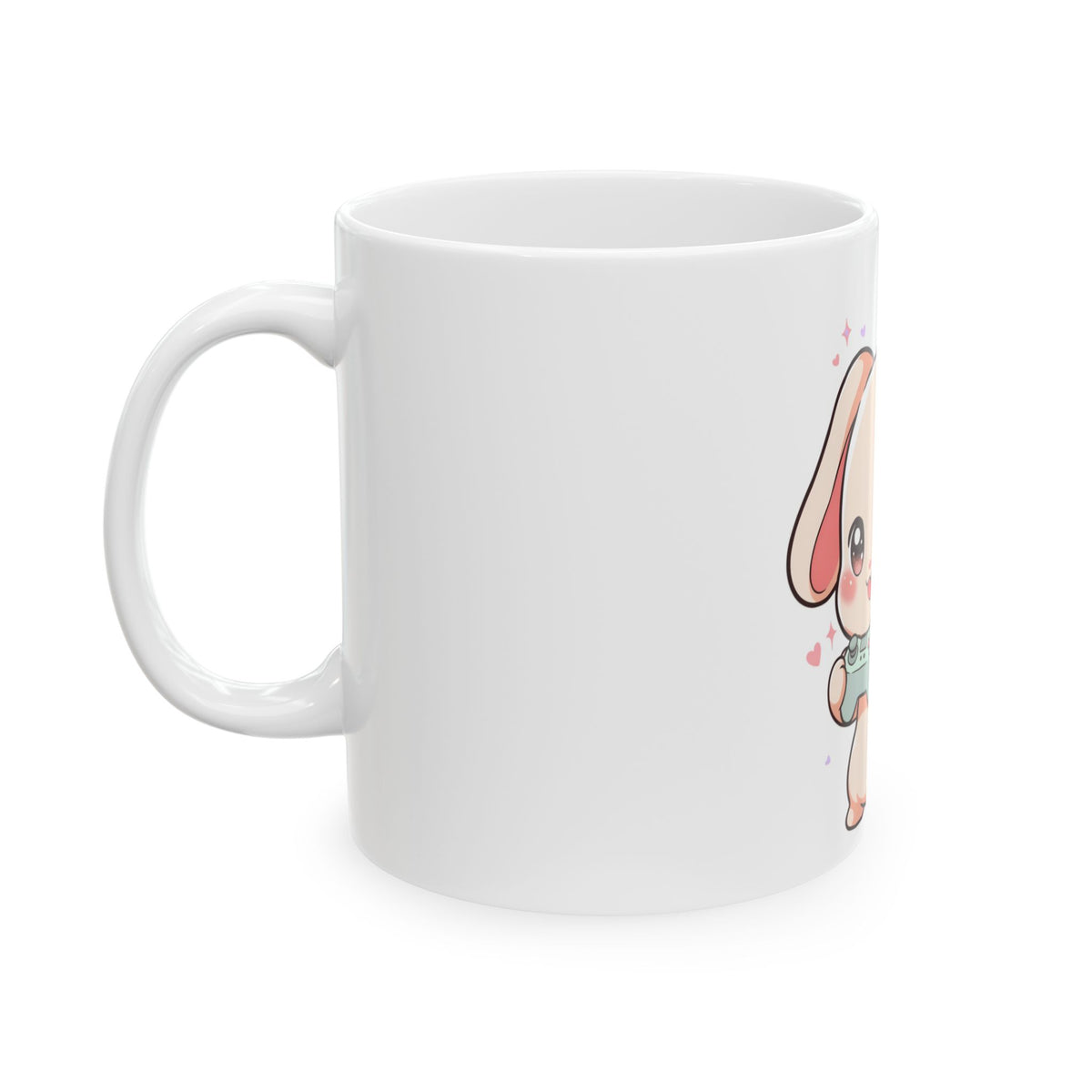 Gamer Bunny Mug – Cute Kawaii Video Game Gift