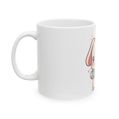 Gamer Bunny Mug – Cute Kawaii Video Game Gift