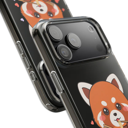 Red Panda Ramen Phone Case – Kawaii Food Lover Gift