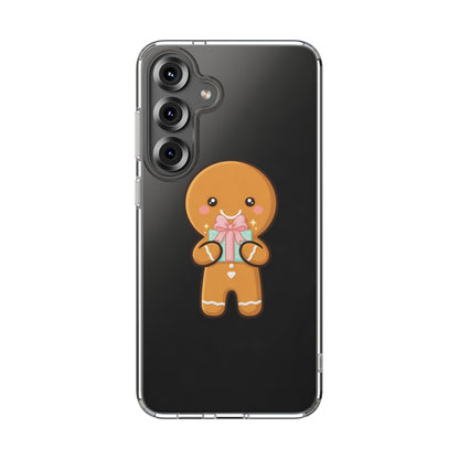 Gingerbread Man Phone Case, Cute Holiday Gift Design
