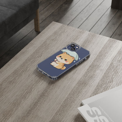 Shiba Inu Phone Case, Kawaii Rainy Day Pup