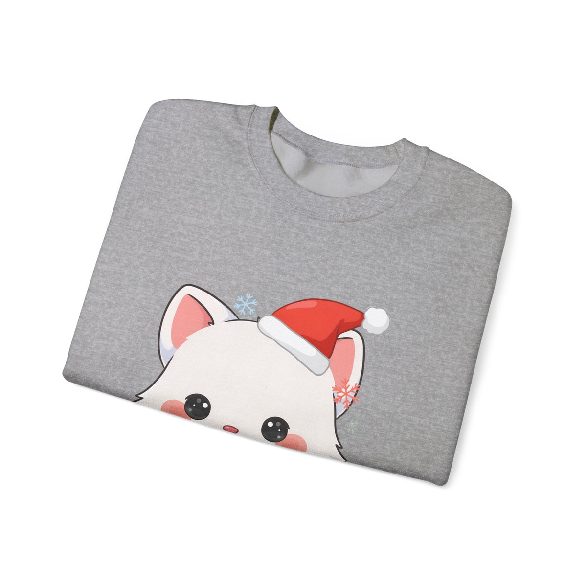 Christmas Arctic Fox Sweatshirt for Kawaii Holiday Fans