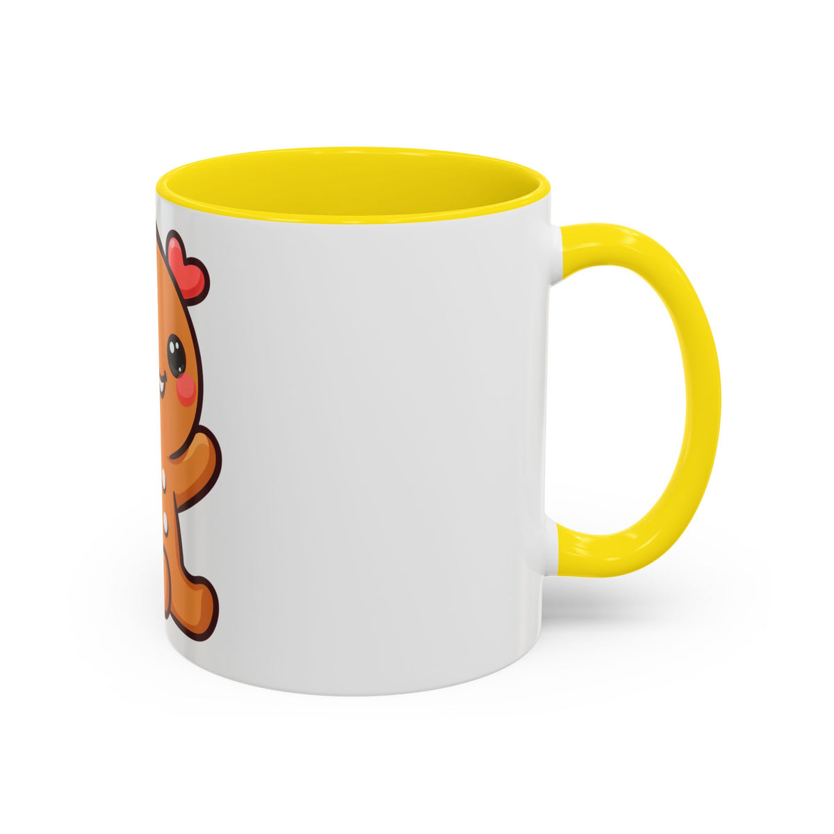 Kawaii Gingerbread Mug for Cozy Winter Coffee Breaks