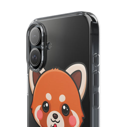 Kawaii Red Panda Phone Case with Ice Cream