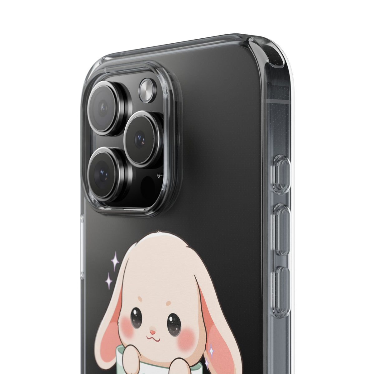 Kawaii Bunny Phone Case, Cute Teacup Rabbit