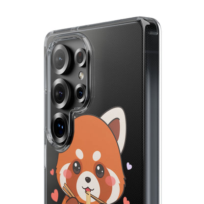 Red Panda Ramen Phone Case – Kawaii Food Lover Gift