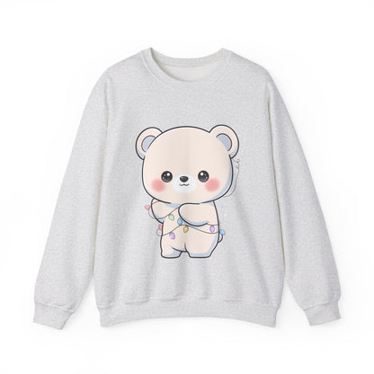 Kawaii Polar Bear Sweatshirt for Cozy Cute-Style Fans