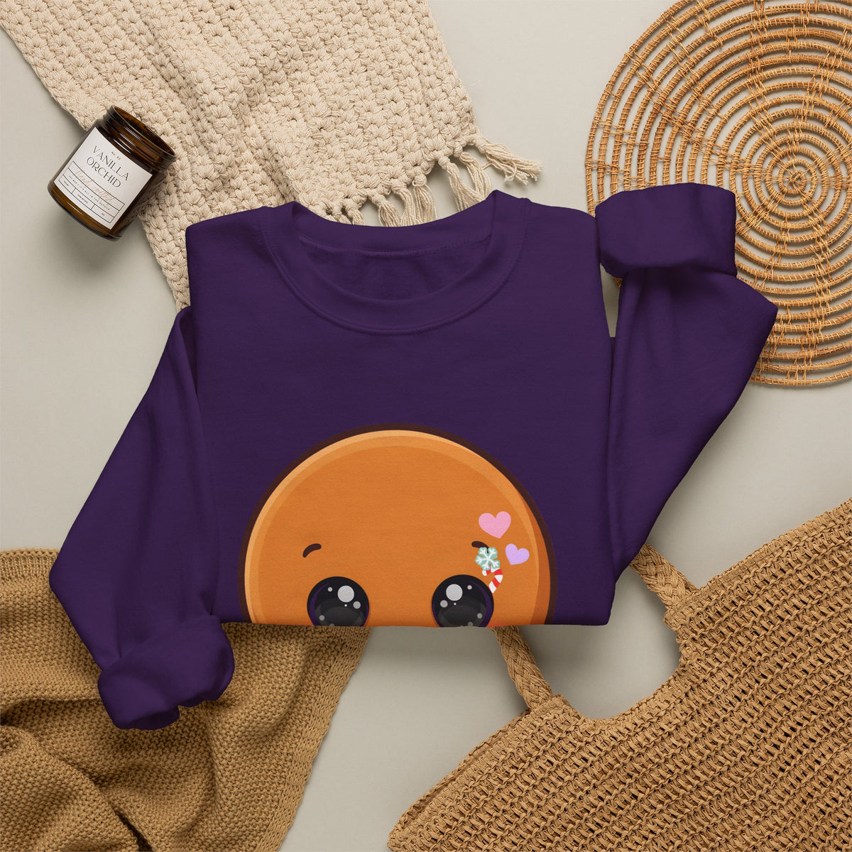 Christmas Gingerbread Sweatshirt: Kawaii Letter to Santa