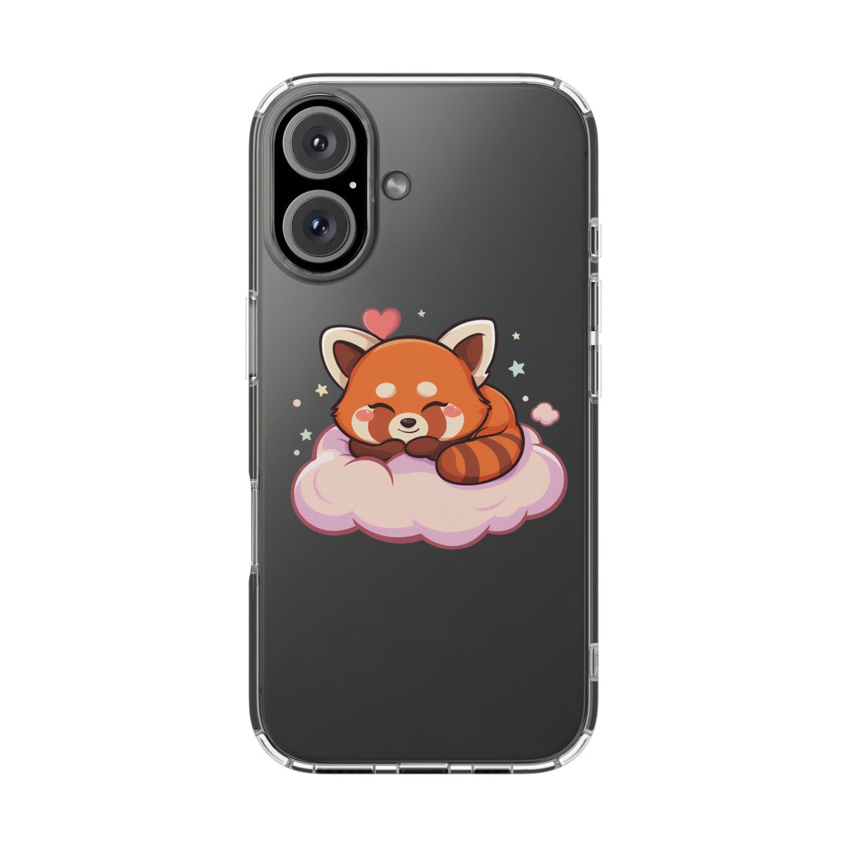 Cute Red Panda Phone Case, Dreamy Kawaii Cloud Art