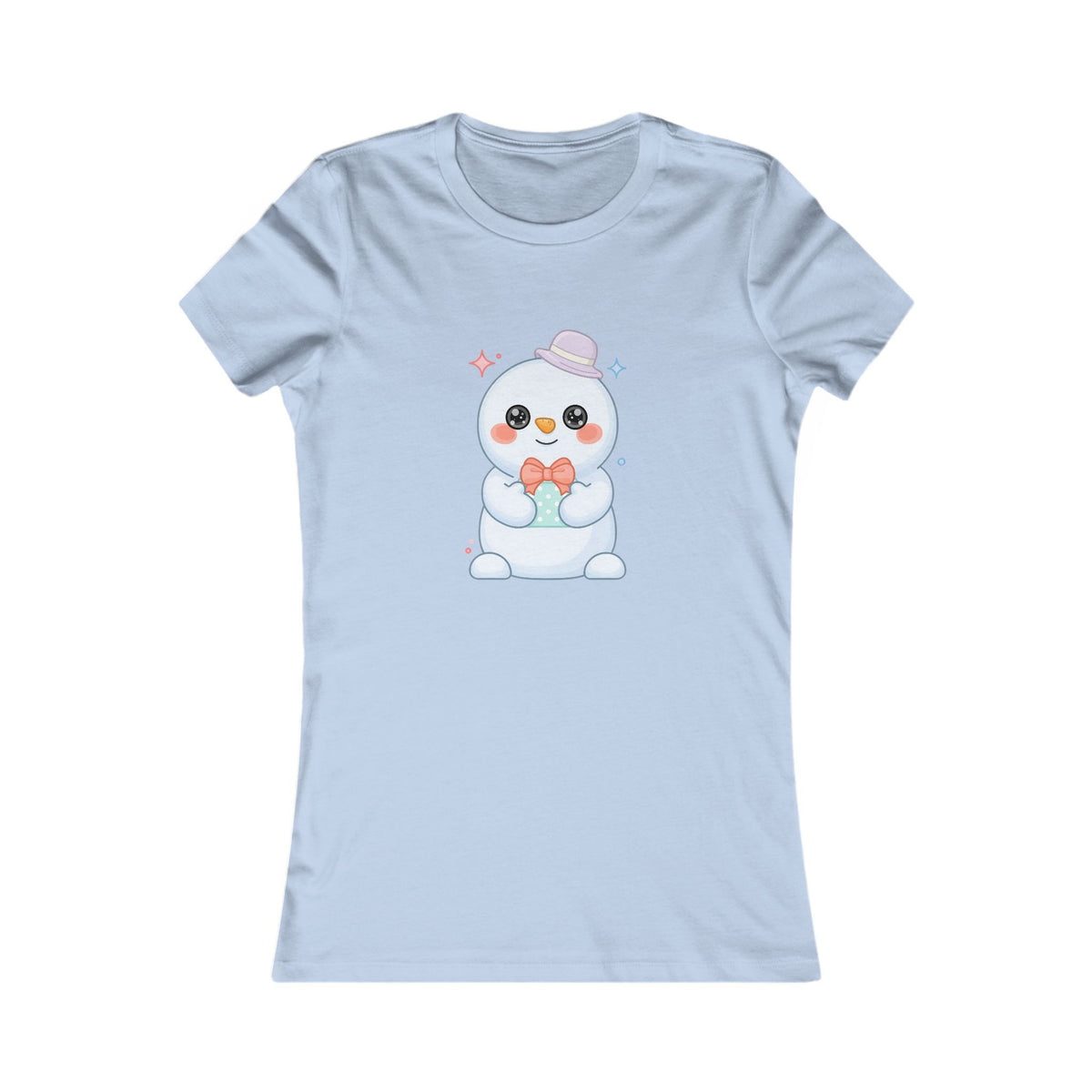 Cute Snowman T-Shirt for Kawaii Holiday Cheer