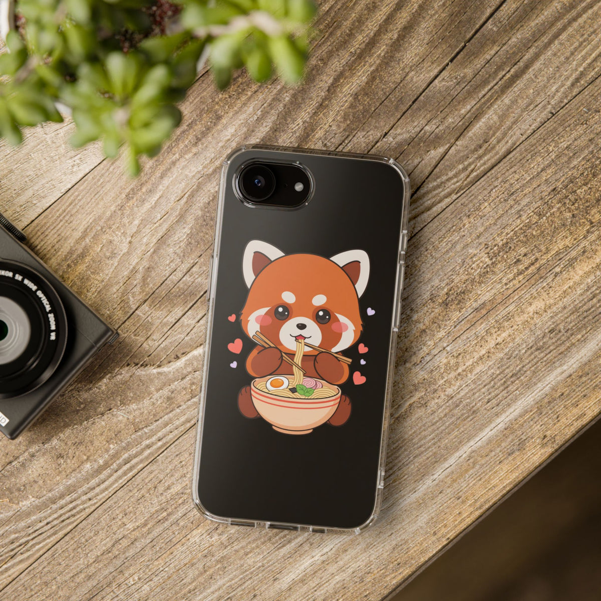 Red Panda Ramen Phone Case – Kawaii Food Lover Gift