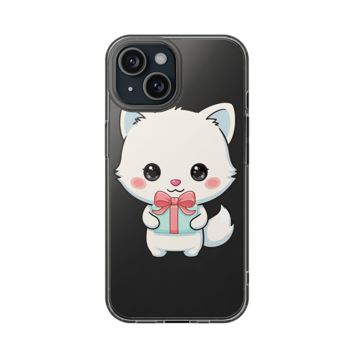 Kawaii Arctic Fox Phone Case with Gift